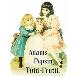 Adams Pepsin Tutti Frutti Easel Back Sign