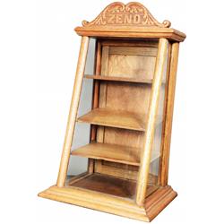 Zeno Gum Oak and Glass Showcase