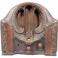 Very Early "Buddy Boy" Wood Radio by Crosley