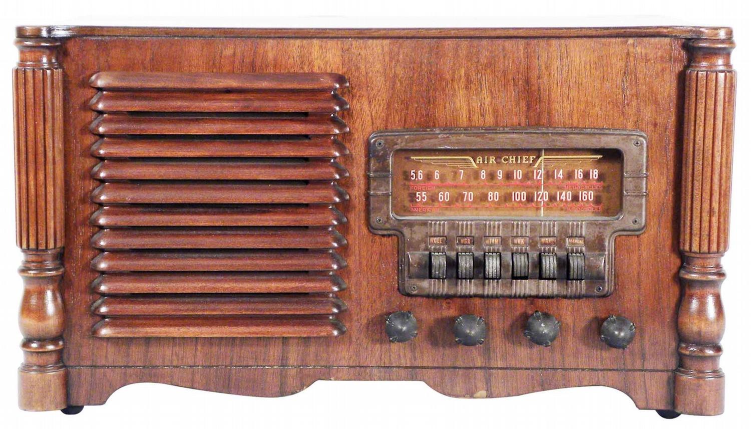 Air Chief Early Wood Radio, ca. 1930's