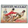 Image 1 : Carter's Mucilage tin chain hanging sign
