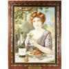 Image 1 : Cooks Imperial Champaign Self Framed Tin Sign