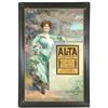 Image 1 : Alta Queen of Mountain Mineral Waters Tin Sign
