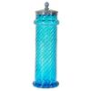 Image 1 : Blue swirl Glass Straw holder