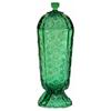 Image 1 : Green Pressed Glass Straw Holder