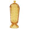 Image 1 : Amber Pressed Glass Straw Holder