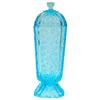Image 1 : Blue Pressed Glass Straw Holder