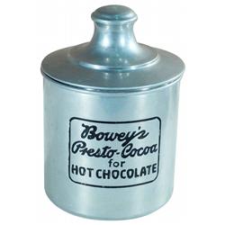 Bowey's Presto-Cocoa Aluminum Canister