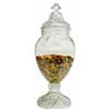 Image 1 : Extremely Ornate Pressed Glass Candy Jar