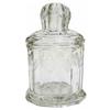 Image 1 : Candy Jar with lid zig zag pattern