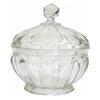 Image 1 : Fluted Pattern Glass Candy Jar