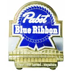 Pabst Blue Ribbon Beer Counter Top Light Up Sign