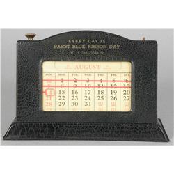 Pabst Blue Ribbon Beer Desk Top Calendar