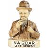 Image 1 : Plaster Advertising Figure, NaZdar! Joe Benesh