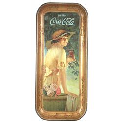 1916 "Elaine" Coca Cola Tin Serving Tray