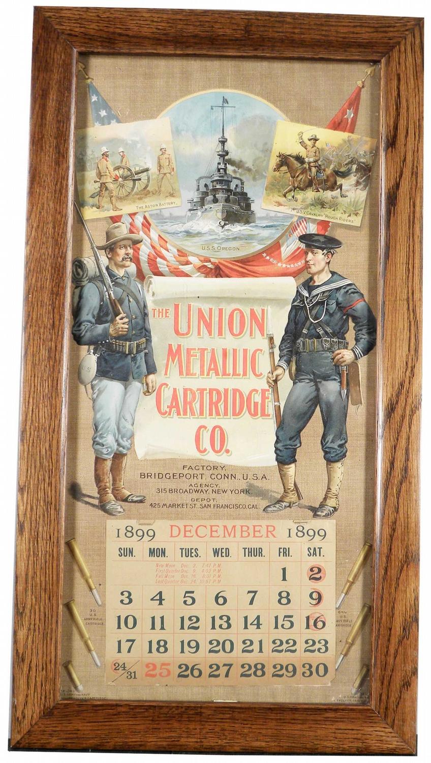 1899 Calendar For Union Metallic Cartridge Co 1899-calendar-for-union-metallic-cartridge-co