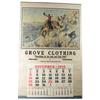 Image 1 : 1940 Calendar for Grove Clothing, Menasha, WI