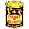 Image 1 : Phelans Paint and Varnish Die Cut Porcelain Sign