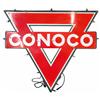 Image 1 : Conoco Double Sided Porcelain Neon Sign