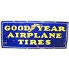 Image 1 : Rare Goodyear AIRPLANE Tires Porcelain Sign