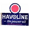 Image 1 : Havoline Motor Oil Porcelain Flange Sign