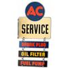 Image 1 : AC Service Double Side Tin Flange Sign