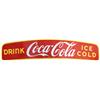 Image 1 : Coca Cola Truck Cab Porcelain Sign
