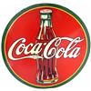 Image 1 : 1938 Coca Cola Tin Bottle Sign