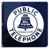 Image 1 : Bell Telephone Porcelain Flange Sign