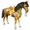 Image 1 : Western Saddle Horse, original tooled saddle