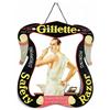 Image 1 : Gillette Safety Razor Two Sided Sign