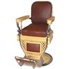 Image 1 : A. Koch Barber Chair. Mustard Color Porcelain