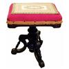 Image 1 : Victorian Piano Bench with needle point 