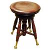 Image 1 : Mahogany Piano Stool