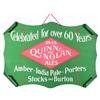 Image 1 : Quin and Nolan Ales Curled Cornered Tin Sign