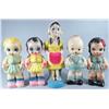 Image 1 : Lot of Five "Baby" Carnival Chalk Figures 