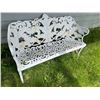 Image 1 : Cast Iron Fern Garden Bench