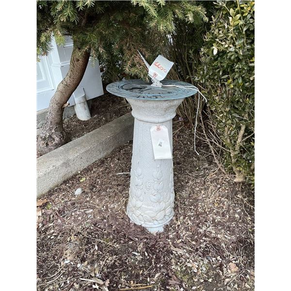 Tall Stone Pillar with Sundial