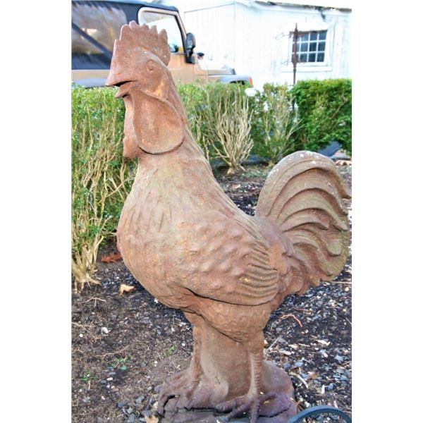 Cast Iron Large Rooster
