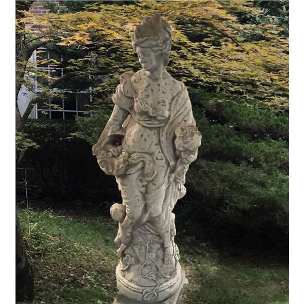 Garden Fountain, Woman and Children