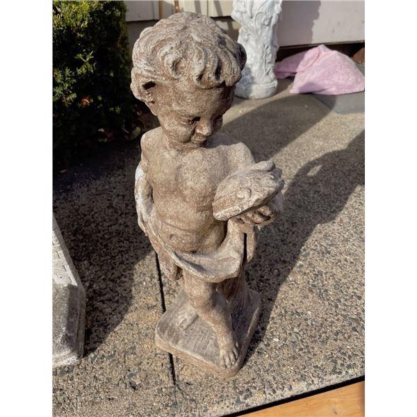 Garden Cherub Putty Figurine