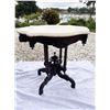 Image 1 : Turtle Shape White Marble Top Parlor Table