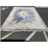 Area Rug Off White Floral