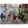 Image 9 : Collection of Oil Lamps and Parts