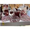 Image 2 : Red Ruby Glass Lot