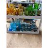 Image 1 : Amber, Green and Blue Glass Collection