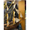 Image 3 : Nautical Collectible memorabilia WOODEN SHIP on stand