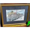 Image 4 : Lot of 2 Great NAUTICAL paintings/prints Ornate Frames NANTUCKET