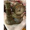 Image 1 : Antique Nautical Ships Lamp and Clock. The clock is and animated Theme Clock, great design and finis