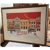 Image 2 : WATERBURY Rennaissance print framed & matted wonderful scene